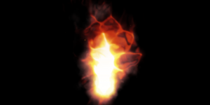 Abstract Fire dark ember fire red yellow 3d motion graphics