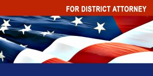 District Attorney Campaign Ad color flag star stripe USA